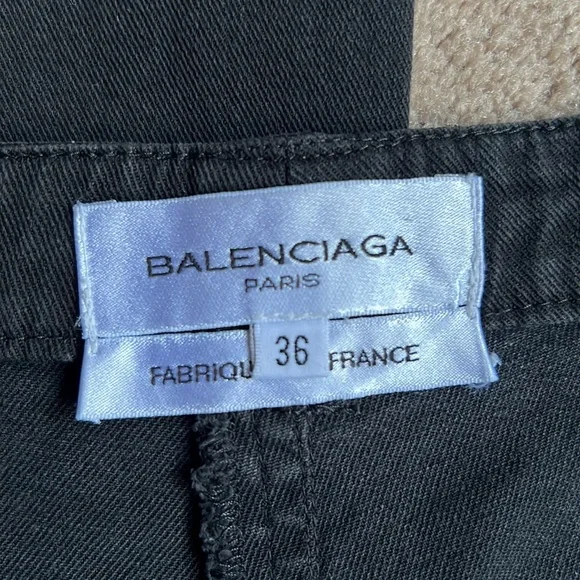 COPY - Balenciaga black denim trousers - Picture 3 of 4